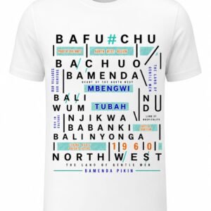 "Cameroon Pride" Cities Typography DTF Print T-Shirt – Cultural Graphic Crew Neck Tee